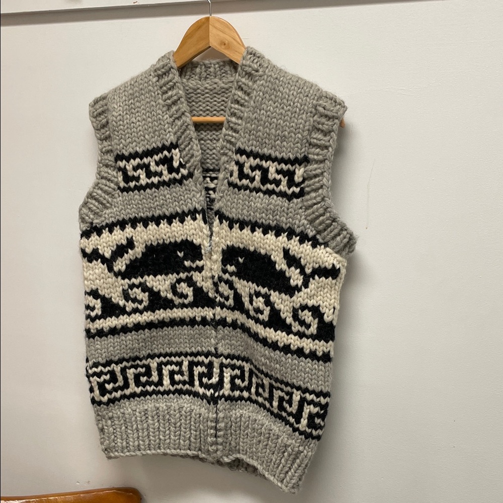 Authentic Cowichan Sweater vest
